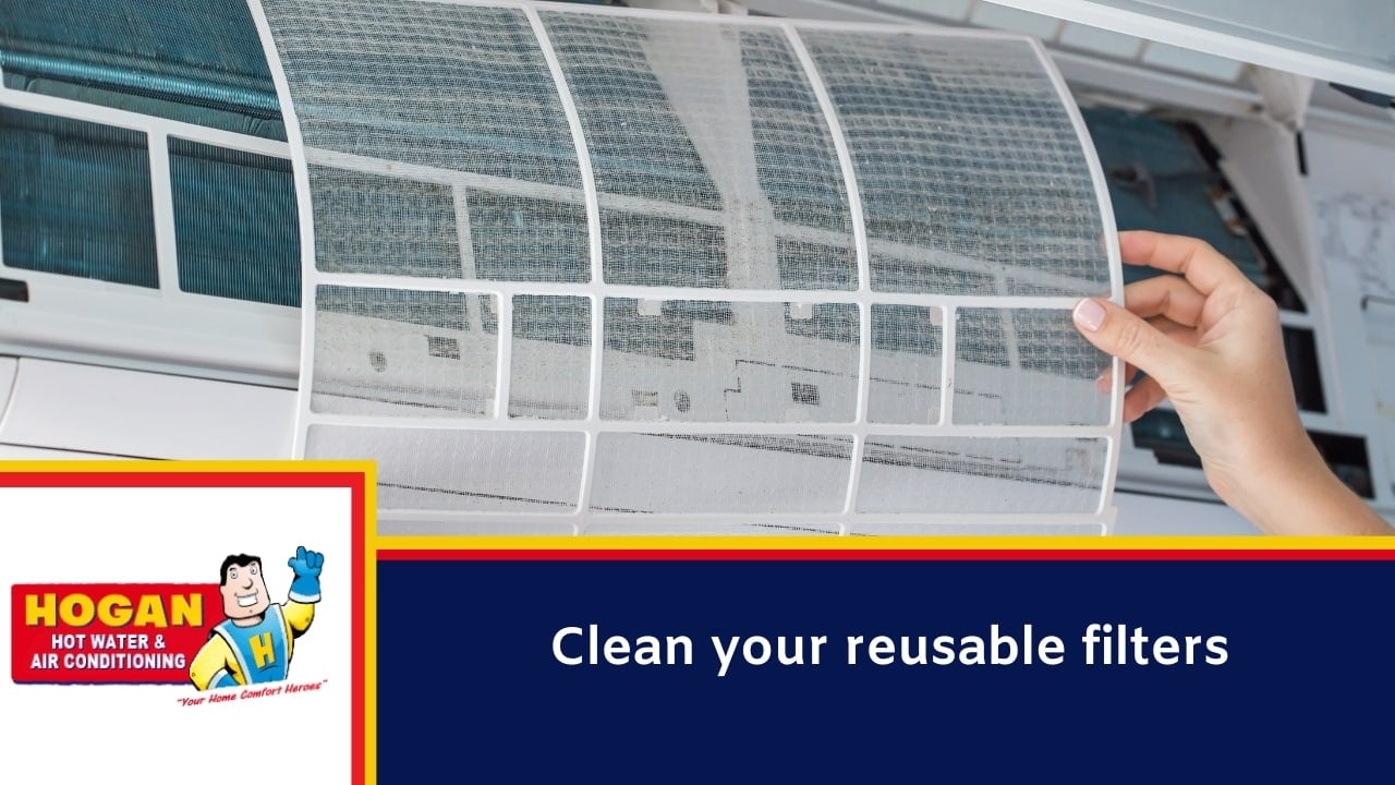 Clean your reusable filters