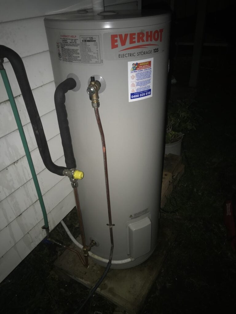 An Everhot electric storage hot water system (125-litre model)