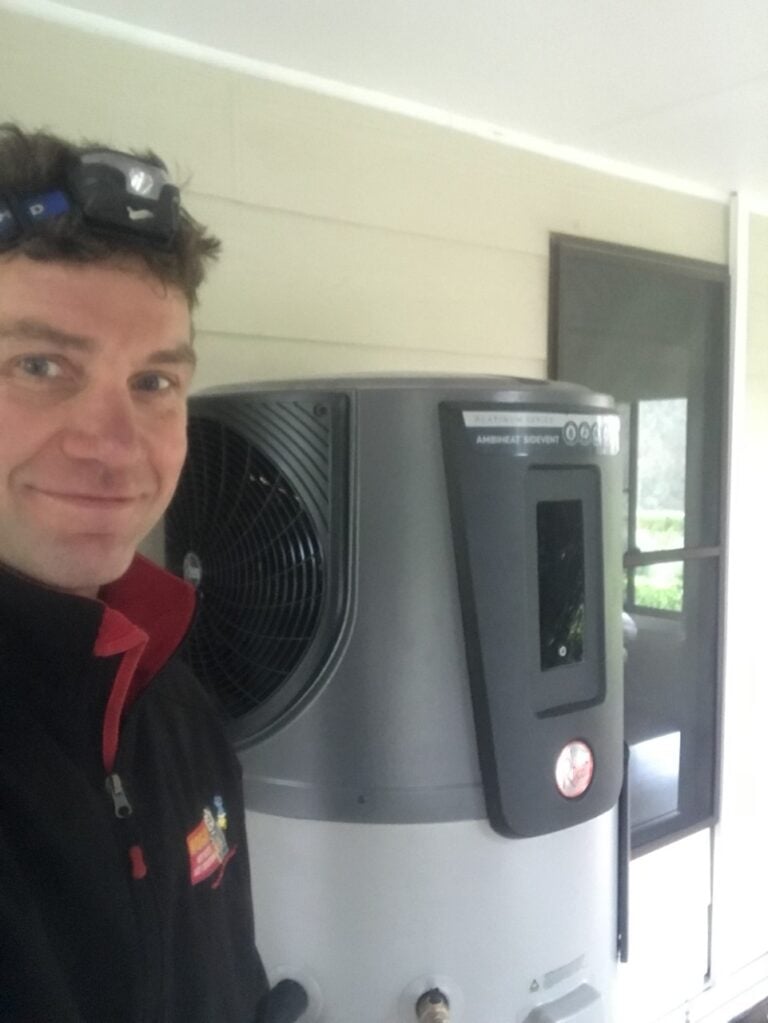 Rheem Ambiheat heat pump hot water system with mk