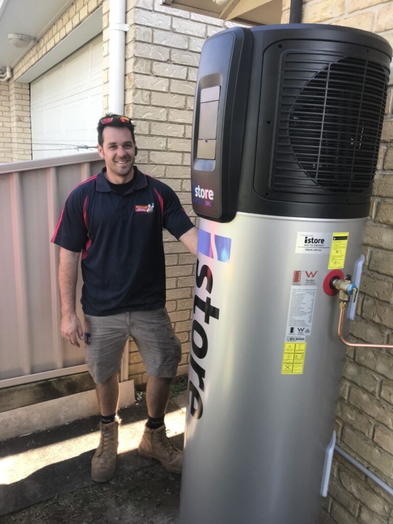 iStore heat pump hot water system