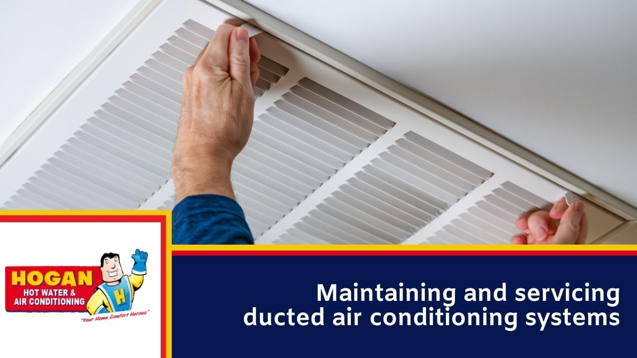 Maintaining and servicing ducted air conditioning systems