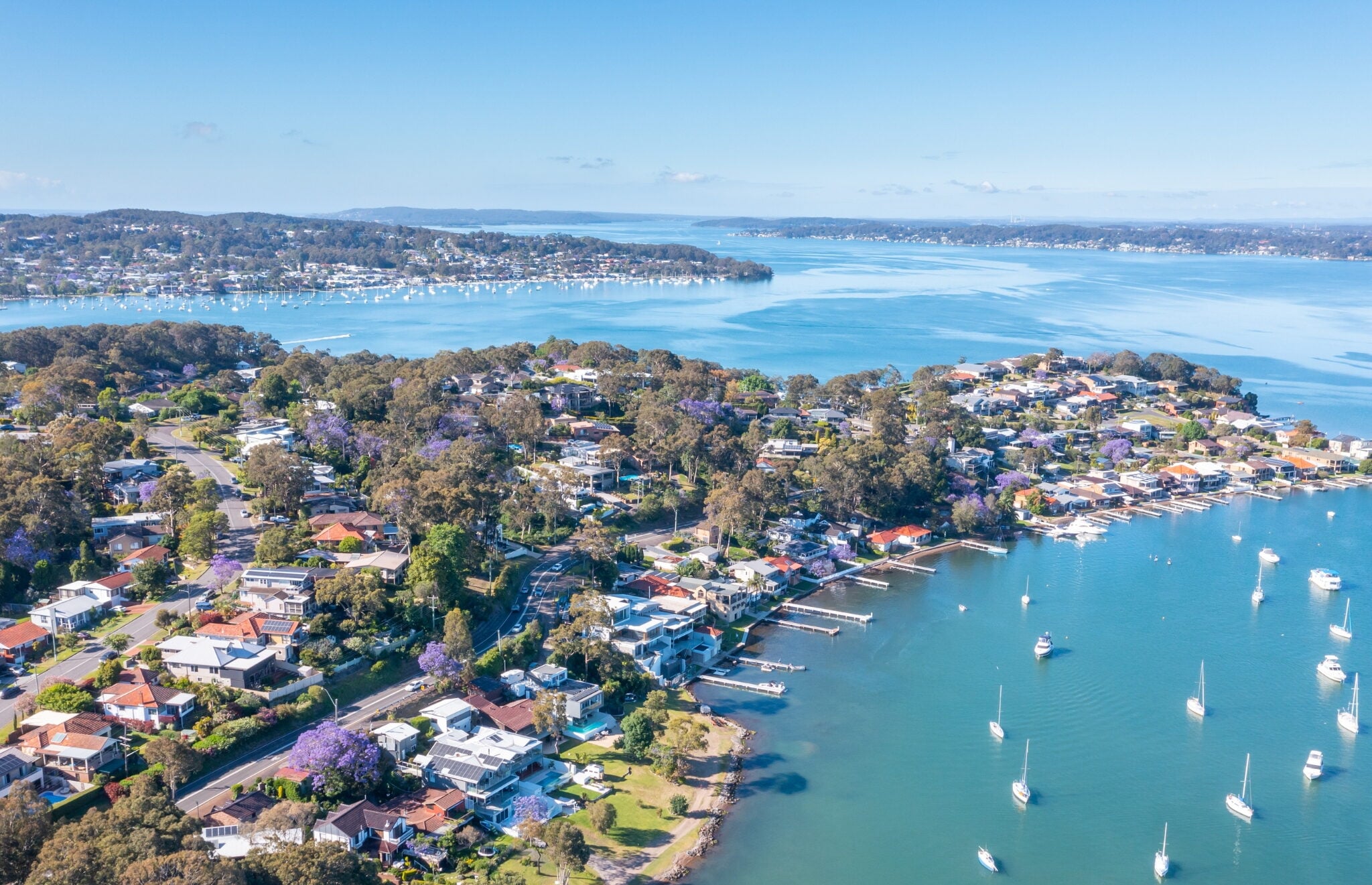 A sprawling coastal suburb in Australia