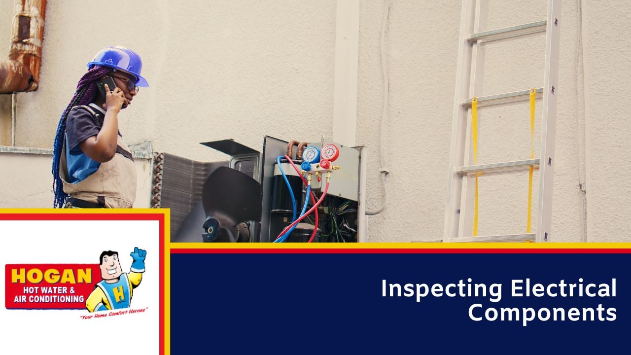 Does an iStore Heat Pump System Need Maintenance? » Heat Pump System Inspecting Electrical Components