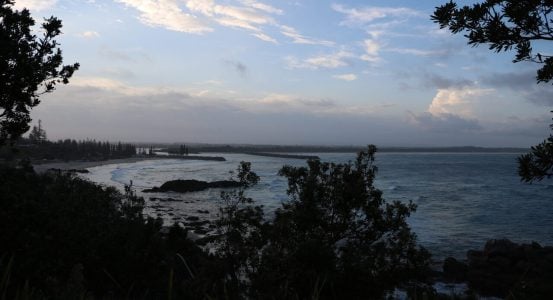 A scenic coastal view of Woy Woy Bay