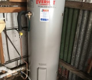 An Everhot electric storage hot water system (125-litre model)